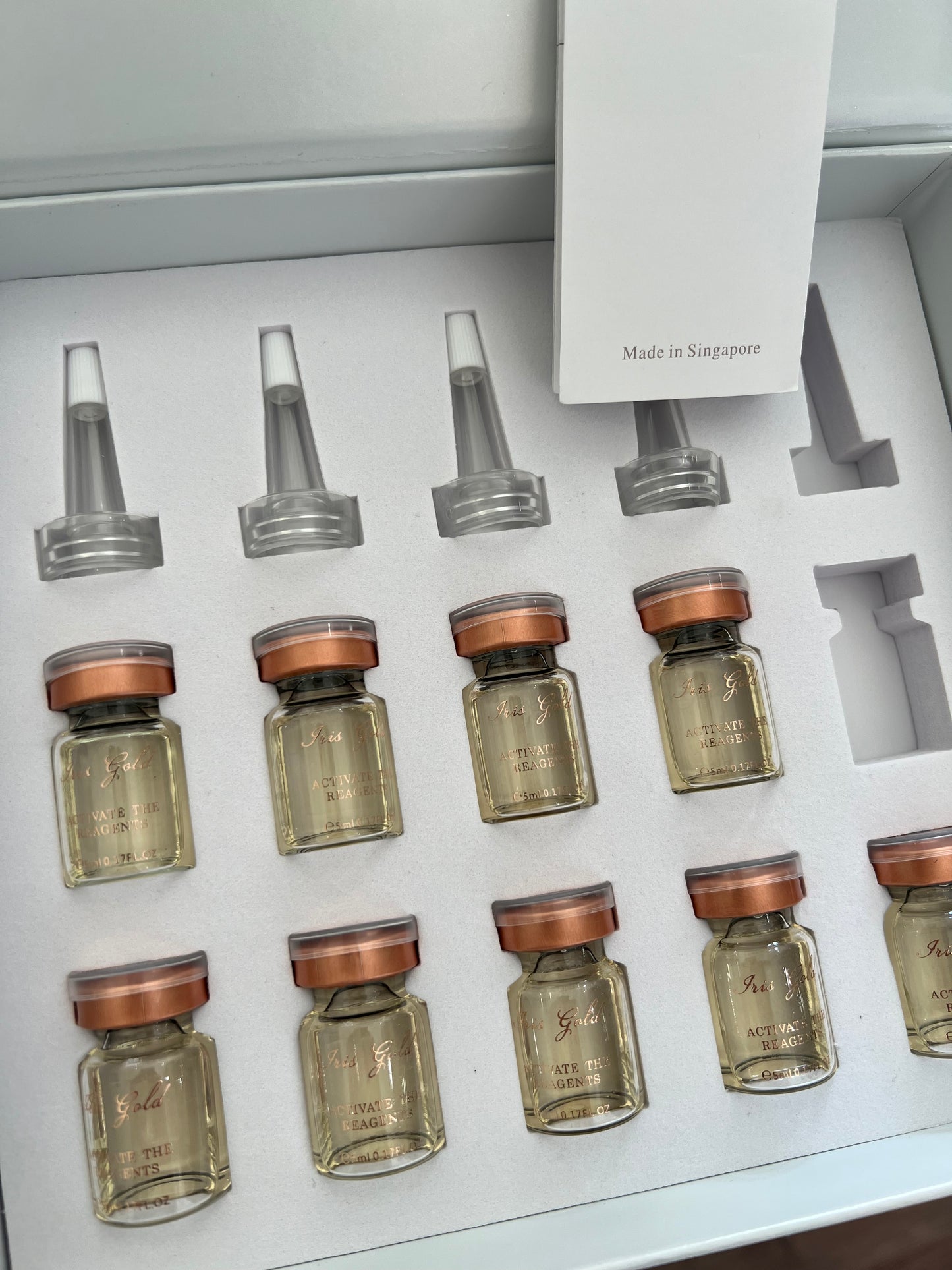 Activate the reagents ( Tinh chất hủy nám) 10 chai/ hộp